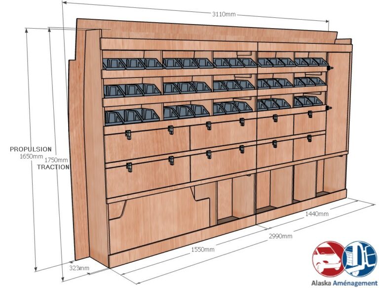 Meuble latéral Gauche KRG003-N - vue 3