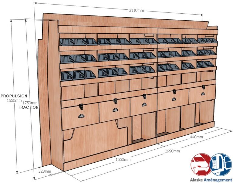 Meuble latéral Gauche KRG004-N - vue 3