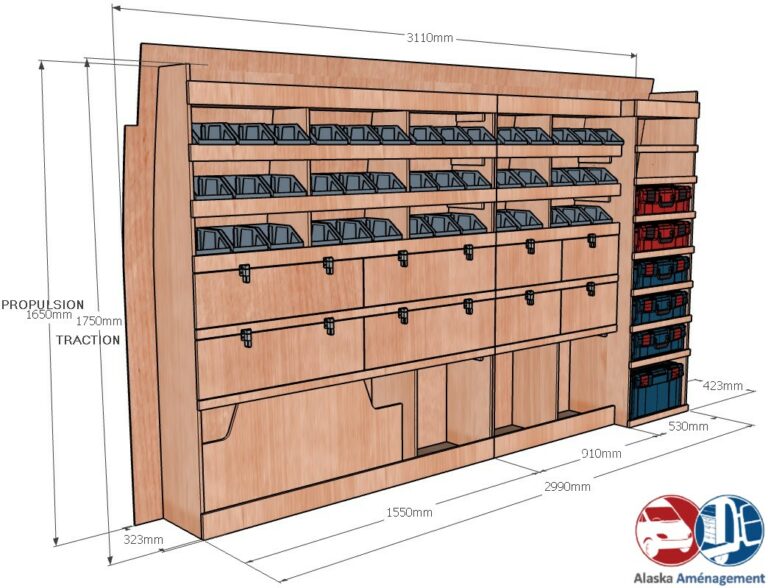 Meuble latéral Gauche KRMG002-N - vue 3