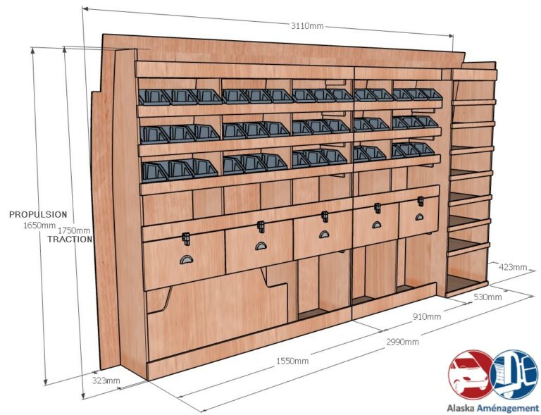 Meuble latéral Gauche KRMG004-N - vue 3