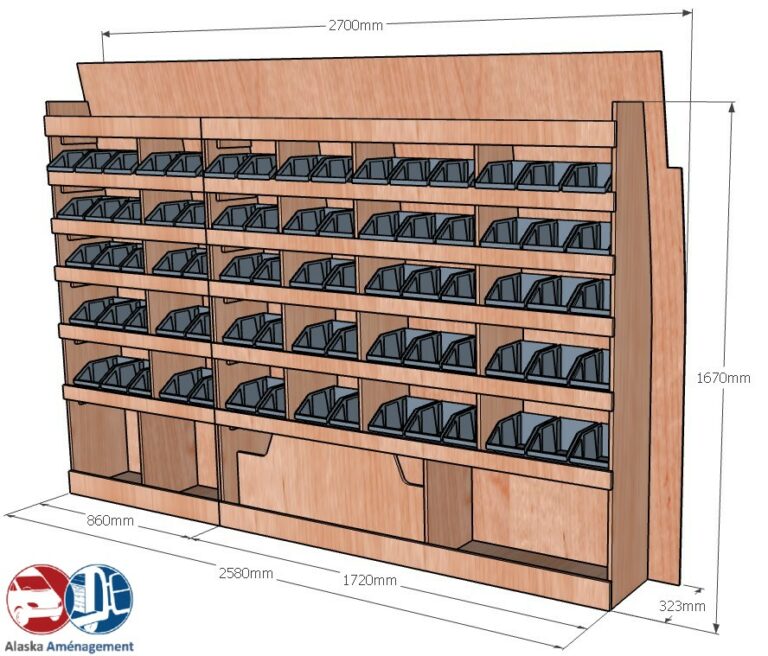 Meuble latéral Droite KRD101-N - vue 3