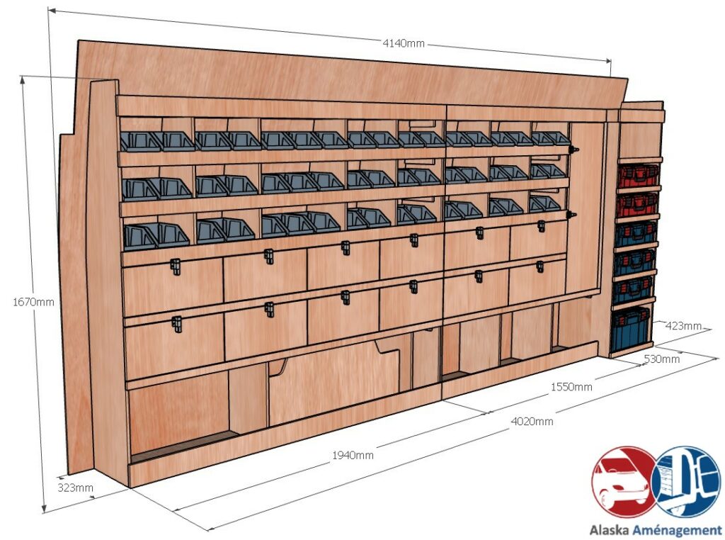 Sprinter III L3H2 – 43S – KRMG003 COTES - Aménagement Utilitaire Île-de-France & Livraison