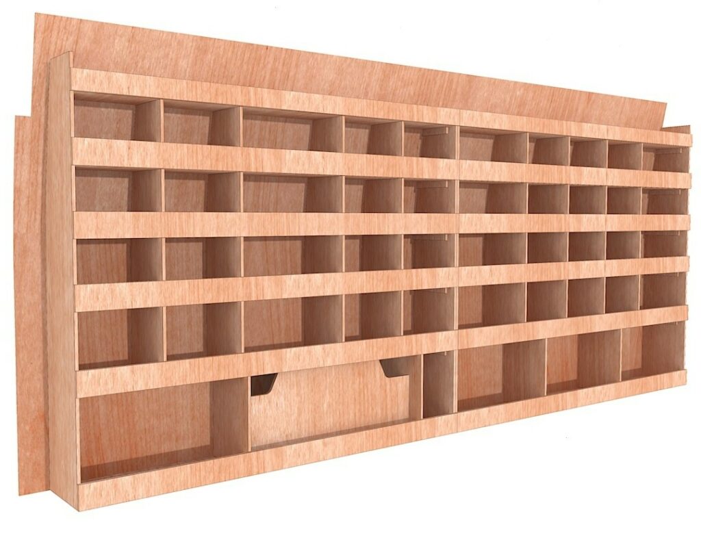 Meuble latéral Gauche KRG-N compatible avec RENAULT Master III (2010-2024)