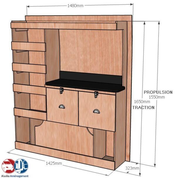 Transit 2T L2H2 – ETAD106 COTES - Aménagement Utilitaire Île-de-France & Livraison