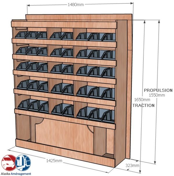 Transit 2T L2H2 – KRD101 COTES - Aménagement Utilitaire Île-de-France & Livraison