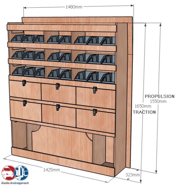 Transit 2T L2H2 – KRD102 COTES - Aménagement Utilitaire Île-de-France & Livraison