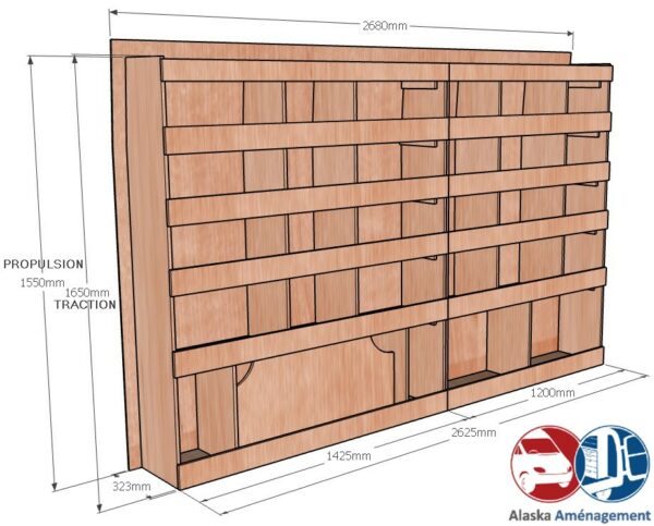 Transit 2T L2H2 – KRG COTES - Aménagement Utilitaire Île-de-France & Livraison