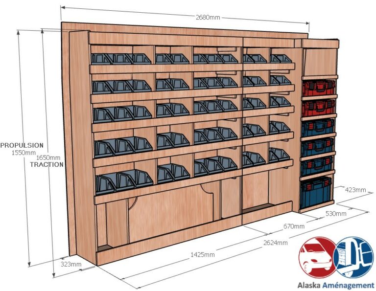 Meuble latéral Gauche KRMG001-N - vue 3