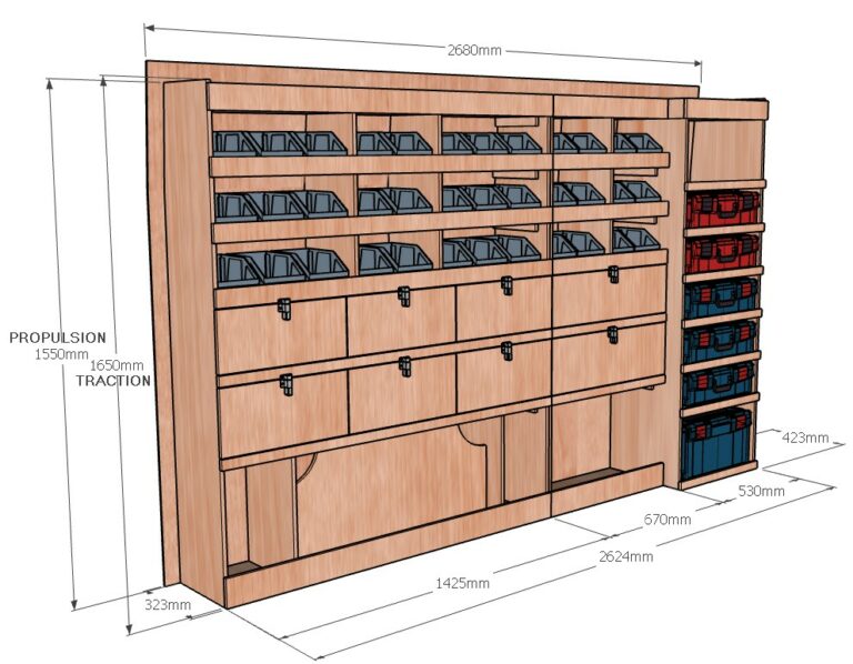 Meuble latéral Gauche KRMG002-N - vue 3