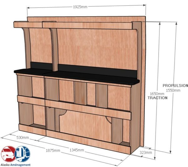 Transit 2T L3H2 – ETAD104 COTES - Aménagement Utilitaire Île-de-France & Livraison
