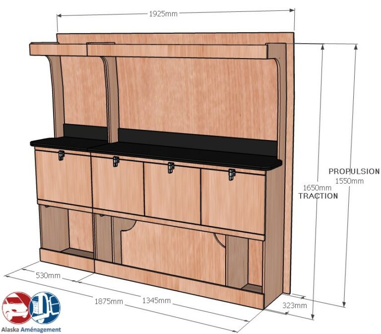 Etabli latéral Droite ETAD105-N - vue 3