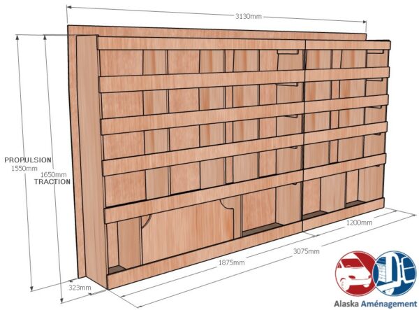 Transit 2T L3H2 – KRG COTES - Aménagement Utilitaire Île-de-France & Livraison