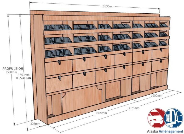 Meuble latéral Gauche KRG002-N - vue 3