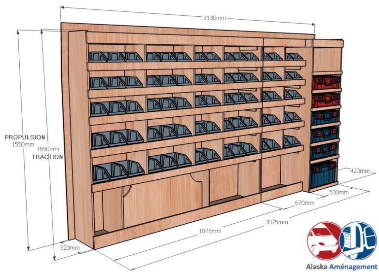 Meuble latéral Gauche KRMG001-N - vue 3
