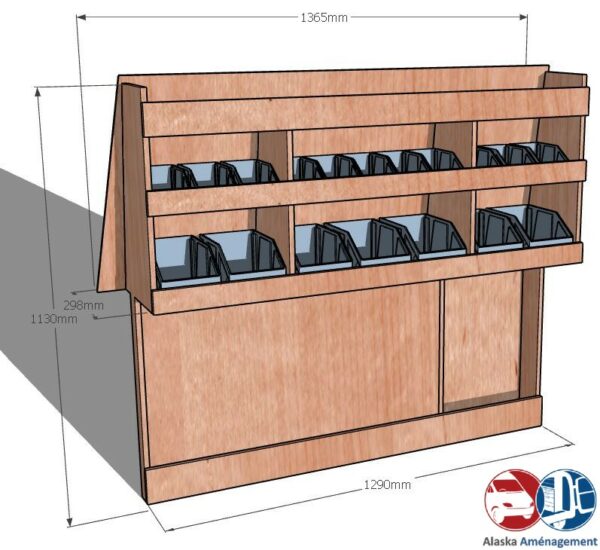 BERLINGO III L1 APL KRG DC001 COTES - Aménagement Utilitaire Île-de-France & Livraison