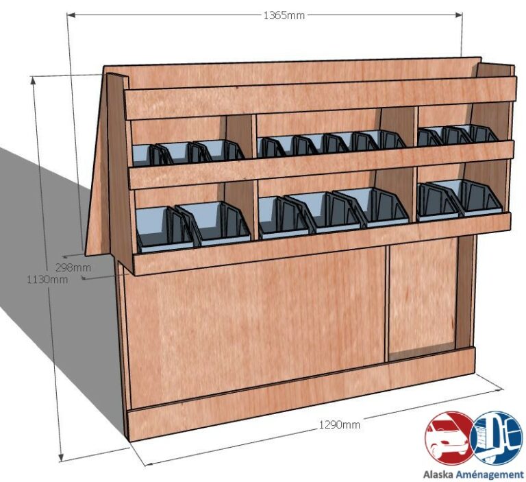 Meuble latéral Gauche KRG-DC001-N - vue 3