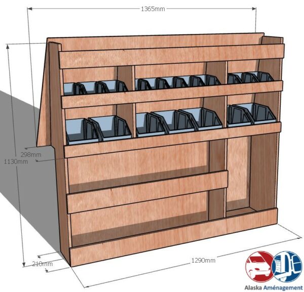 BERLINGO III L1 APL KRG001 COTES - Aménagement Utilitaire Île-de-France & Livraison
