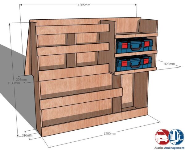 BERLINGO III L1 APL KRMG COTES - Aménagement Utilitaire Île-de-France & Livraison