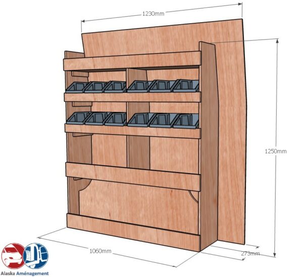 Custom I L1H1 KRD101 COTES - Aménagement Utilitaire Île-de-France & Livraison