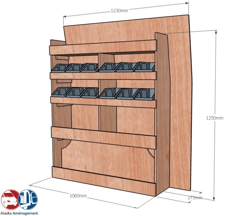 Meuble latéral Droite KRD101-N - vue 3