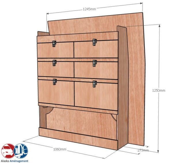 Custom I L1H1 KRD103 COTES - Aménagement Utilitaire Île-de-France & Livraison