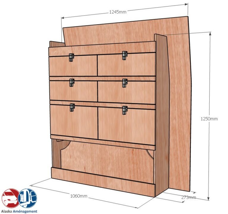 Meuble latéral Droite KRD103-N - vue 3
