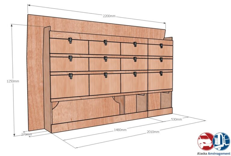 Meuble latéral Gauche KRG004-N - vue 3