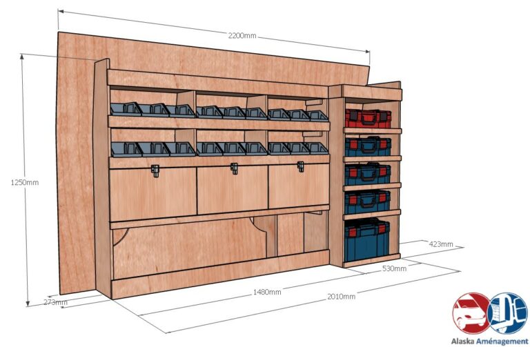 Meuble latéral Gauche KRMG002-N - vue 3