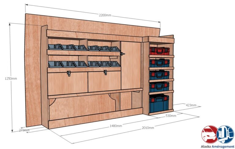 Meuble latéral Gauche KRMG003-N - vue 3