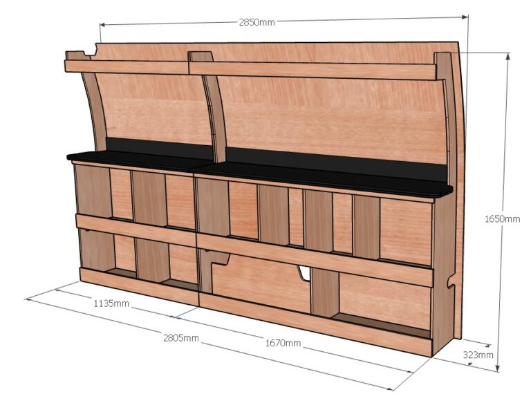 Etabli latéral Droite ETAD104-N - vue 3