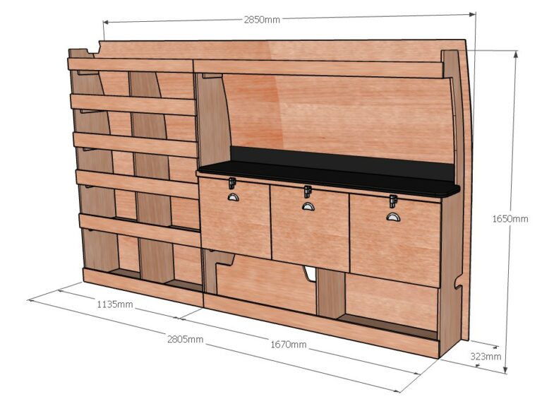 Etabli latéral Droite ETAD106-N - vue 3
