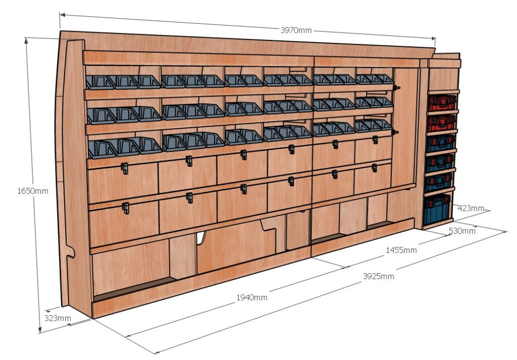 Master III L4H2 KRMG003 COTES - Aménagement Utilitaire Île-de-France & Livraison