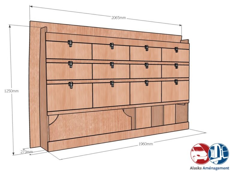 Meuble latéral Gauche KRG004-N - vue 3