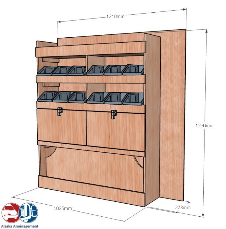 Meuble latéral Droite KRD102-N - vue 3