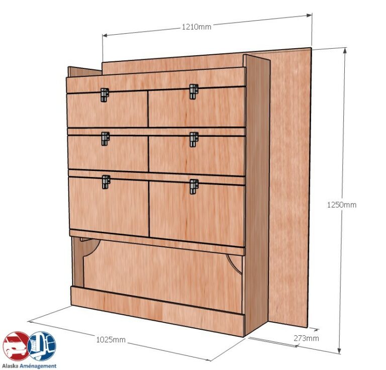 Meuble latéral Droite KRD103-N - vue 3