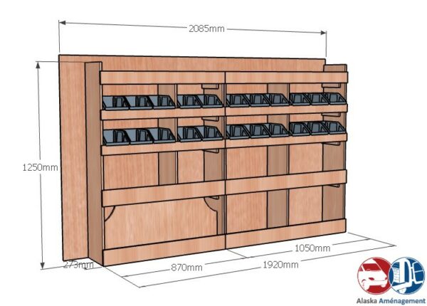 TRAFIC III L1H1 KRG001 cotes - Aménagement Utilitaire Île-de-France & Livraison