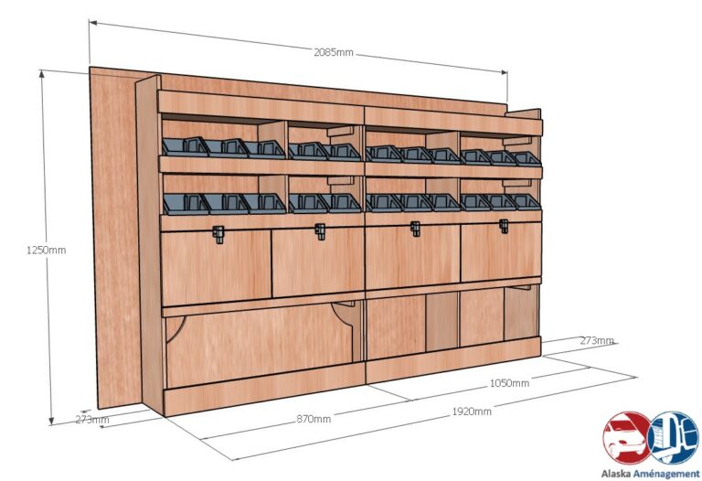Meuble latéral Gauche KRG002-N - vue 3
