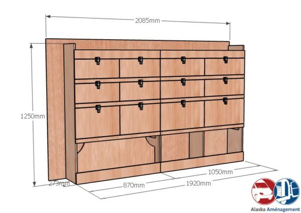 TRAFIC III L1H1 KRG004 cotes - Aménagement Utilitaire Île-de-France & Livraison