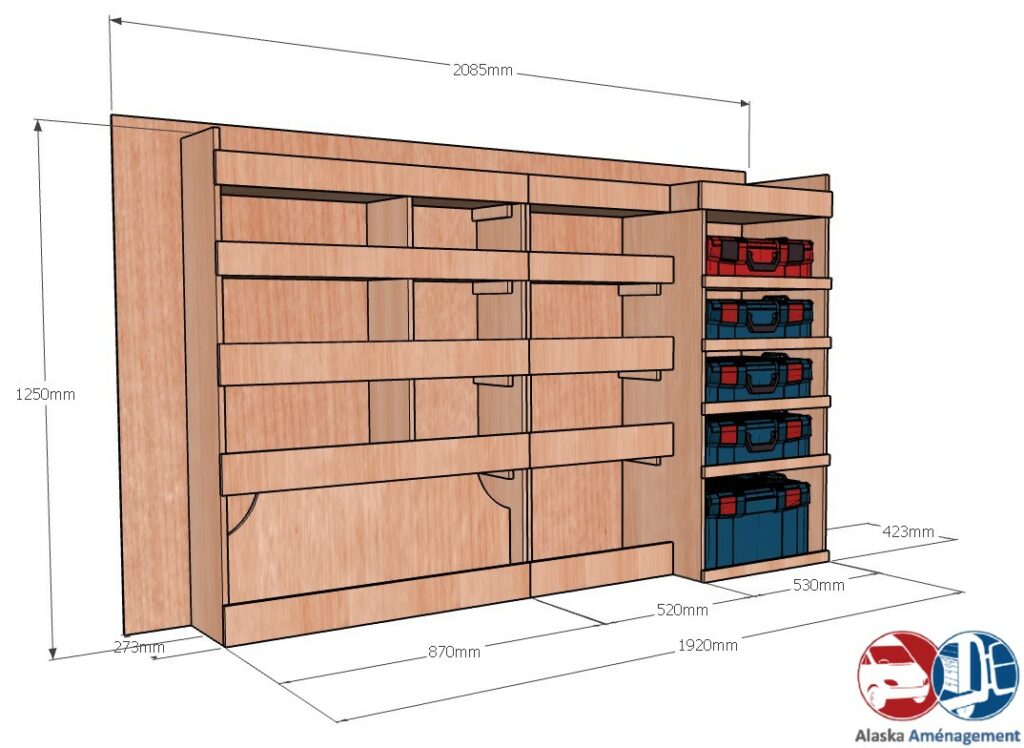 TRAFIC III L1H1 KRMG cotes - Aménagement Utilitaire Île-de-France & Livraison