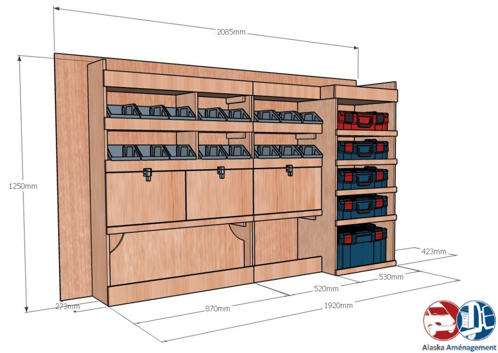 TRAFIC III L1H1 KRMG002 cotes - Aménagement Utilitaire Île-de-France & Livraison