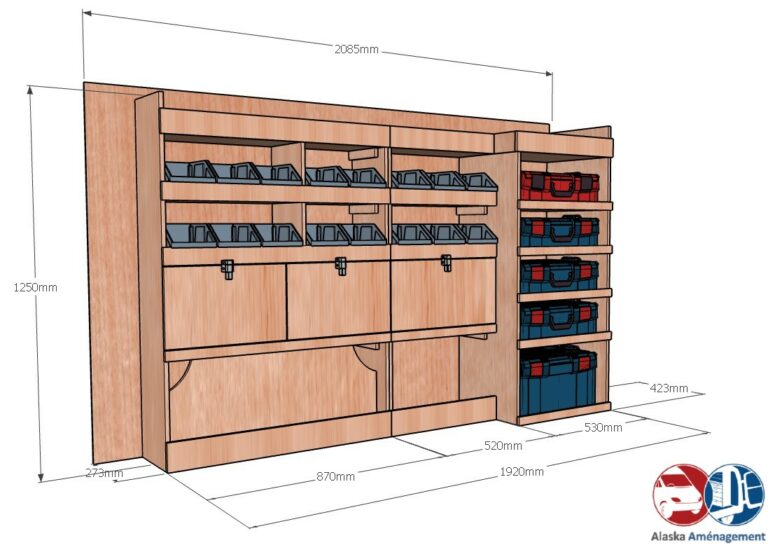 Meuble latéral Gauche KRMG002-N - vue 3