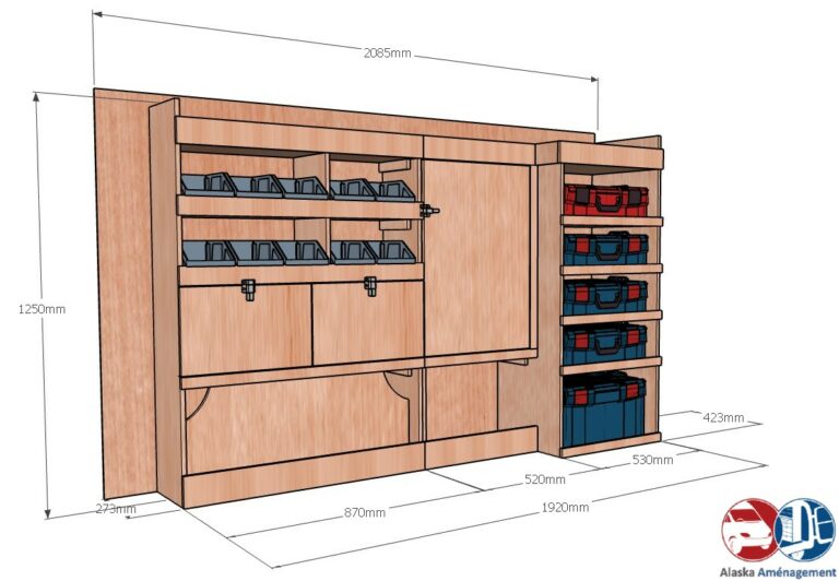 Meuble latéral Gauche KRMG003-N - vue 3