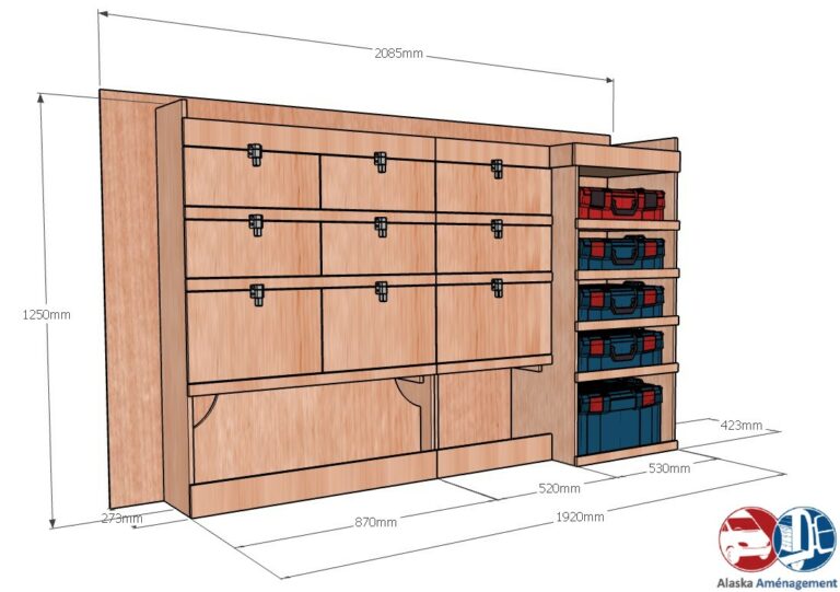 Meuble latéral Gauche KRMG004-N - vue 3