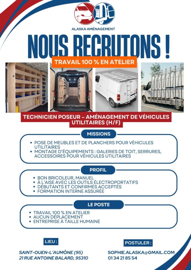 offre-empoi - Aménagement Utilitaire Île-de-France & Livraison