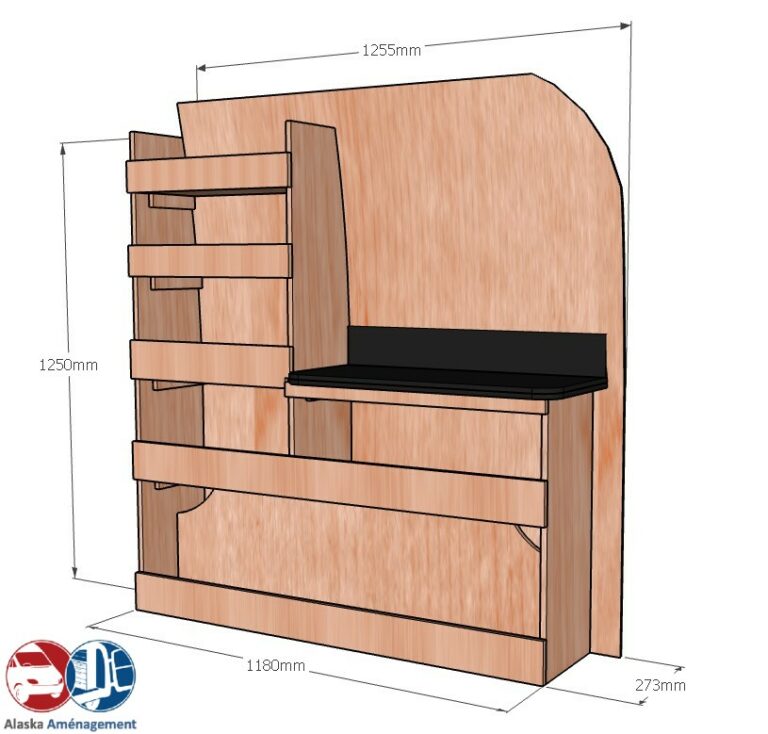 Etabli latéral Droite ETAD104-N - vue 3