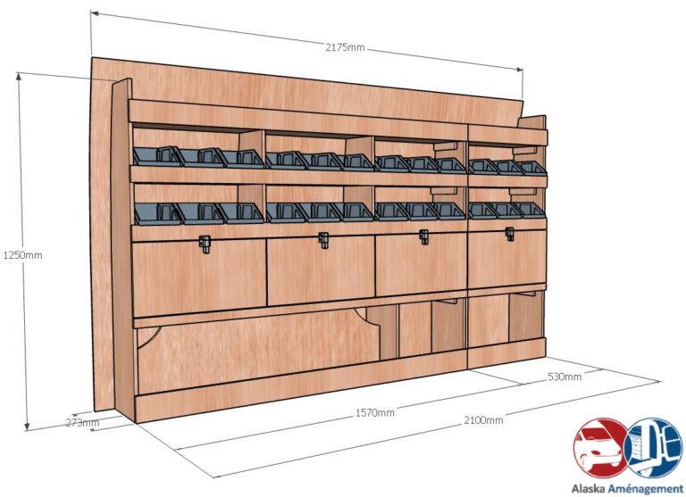 Meuble latéral Gauche KRG002-N - vue 3
