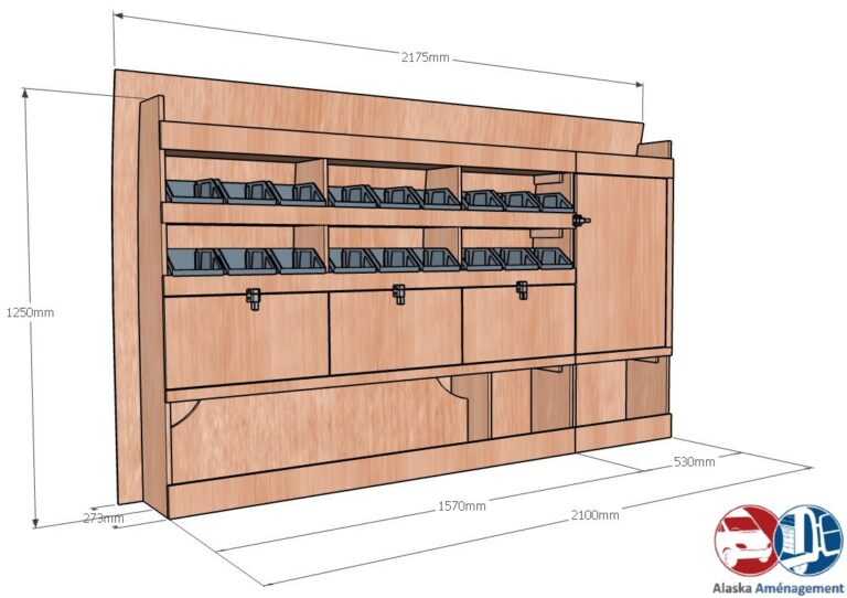 Meuble latéral Gauche KRG003-N - vue 3