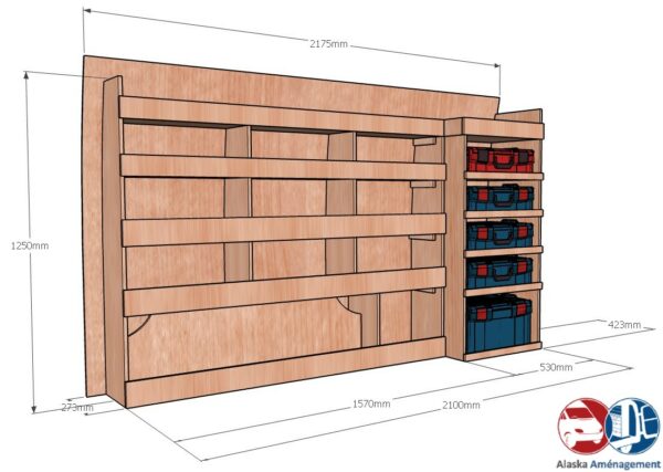 Custom II L1H1 KRMG COTES - Aménagement Utilitaire Île-de-France & Livraison