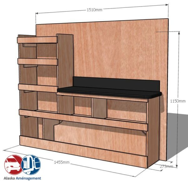 JUMPY III XL ETAD104 cotes - Aménagement Utilitaire Île-de-France & Livraison