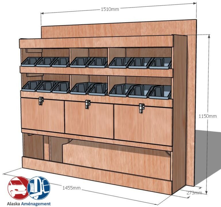 Meuble latéral Droite KRD102-N - vue 3